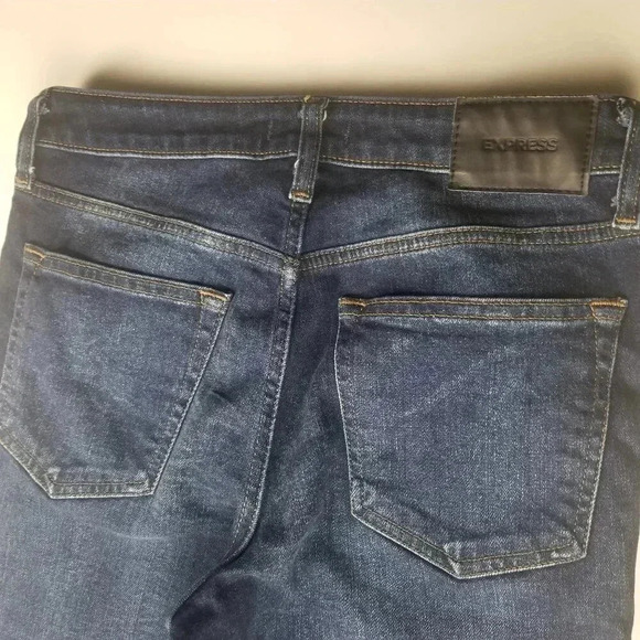 Express Men's Blue Denim Jeans Sz 30/32 - Picture 6 of 10